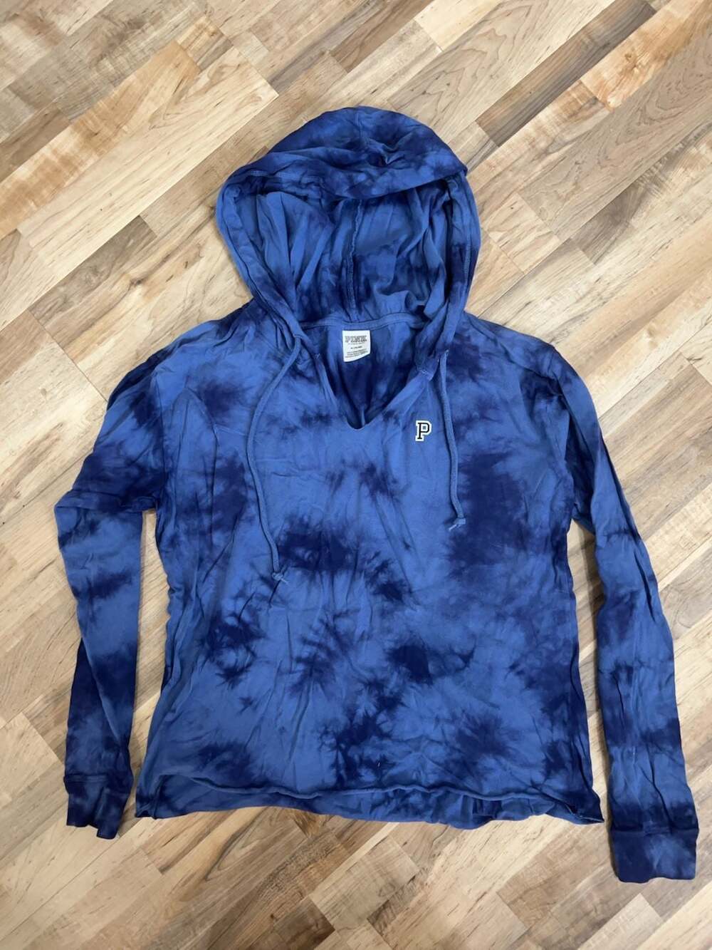 Victoria's Secret PINK Tie-Dye V-Neck Hoodie Size M